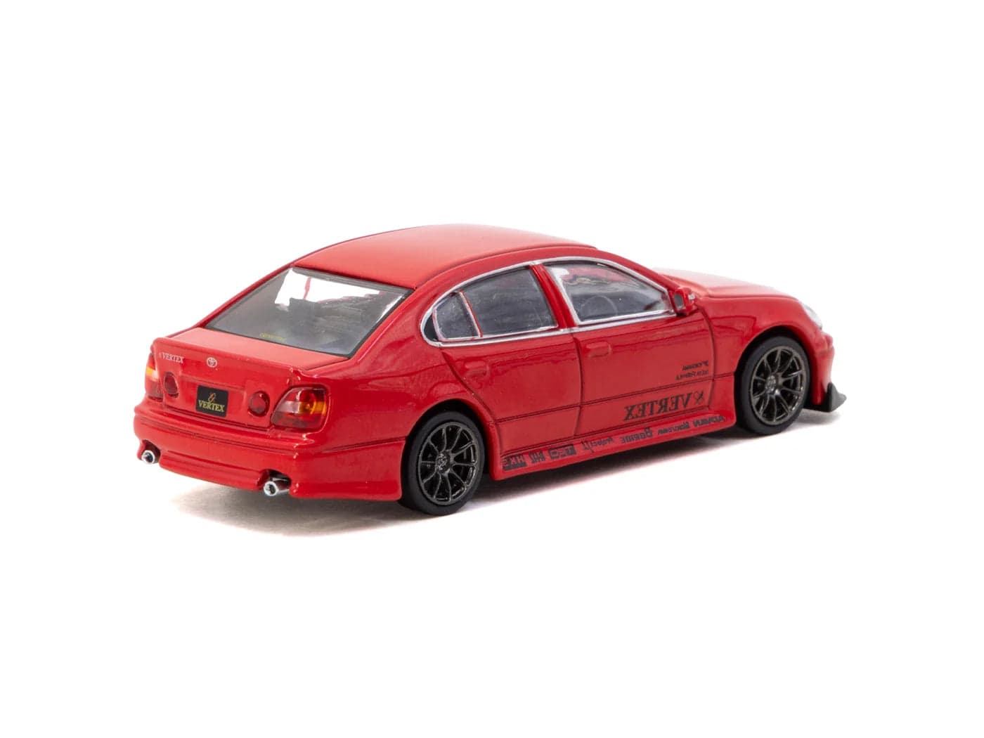 Tarmac Works 1:64 VERTEX Toyota Aristo JZS161 – Red - WITH CARDS – 1:64 diecast car – photo 6