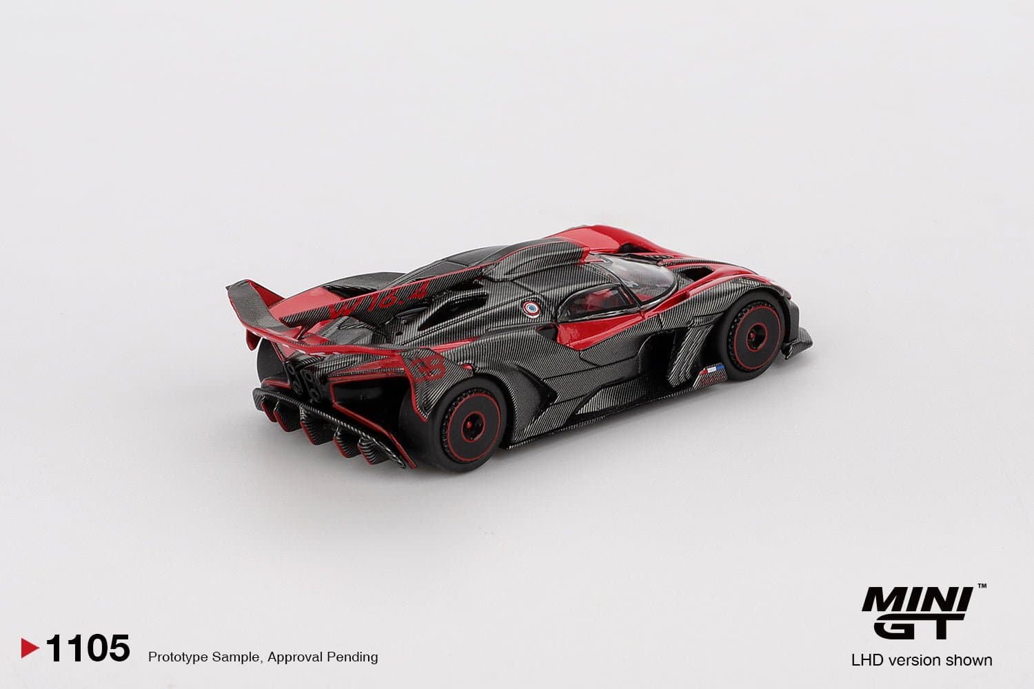 Bugatti Bolide Red – 1:64 Mini GT diecast car – photo 3