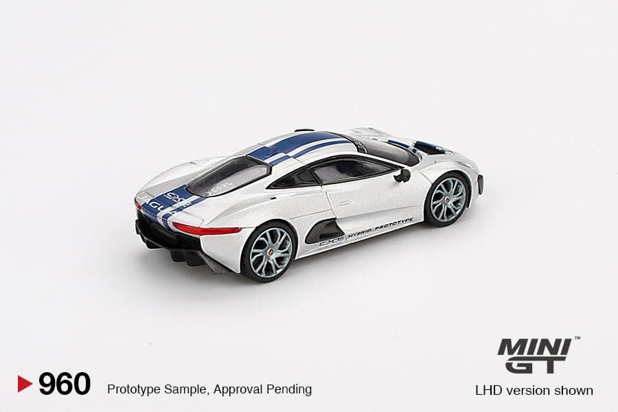 Jaguar C-X75 Silver – 1:64 Mini GT diecast car – photo 3