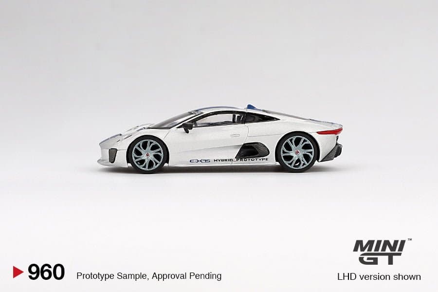 Jaguar C-X75 Silver – 1:64 Mini GT diecast car – photo 4
