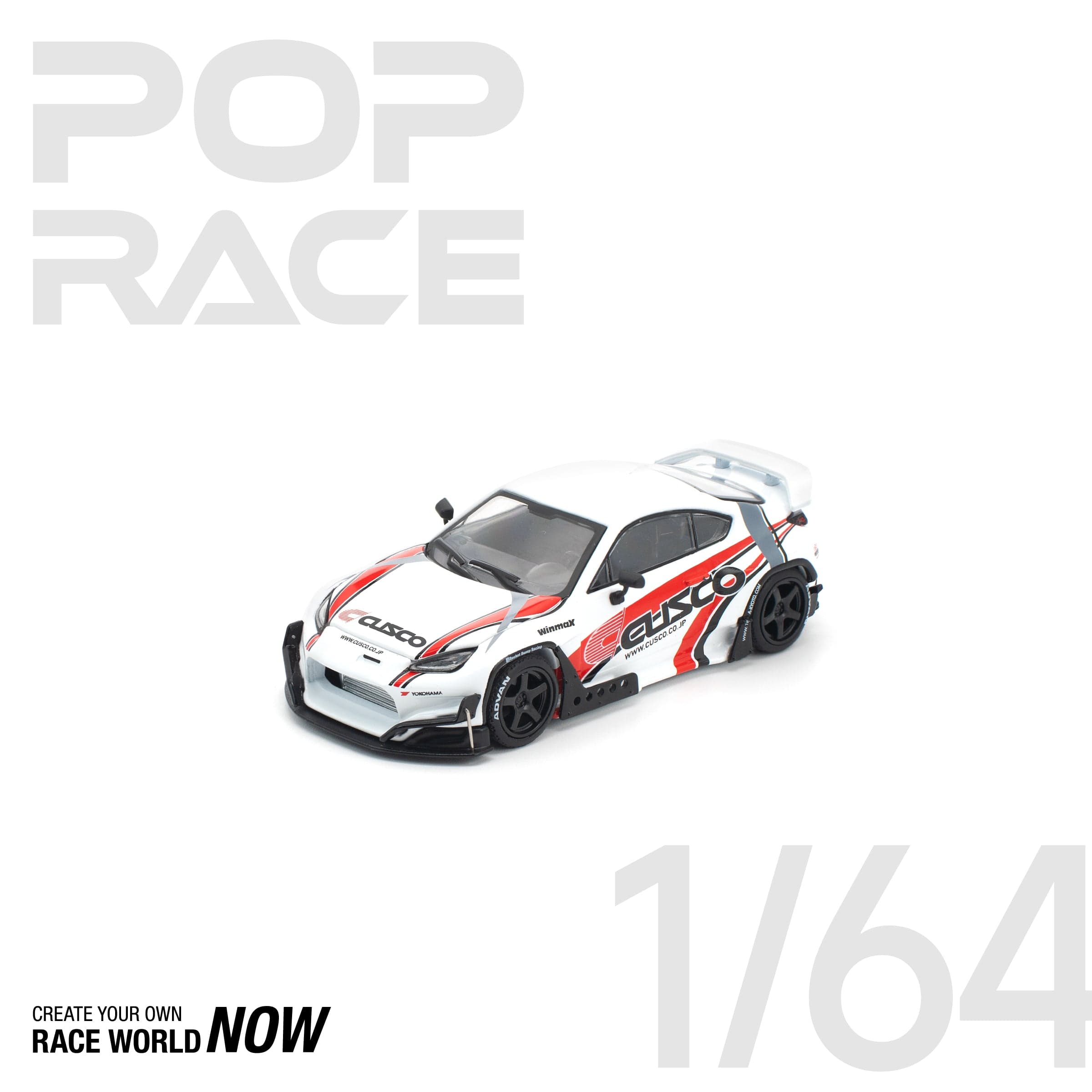 POPRACE 1:64 Panden GR86 - Cusco – 1:64 POP Race diecast car