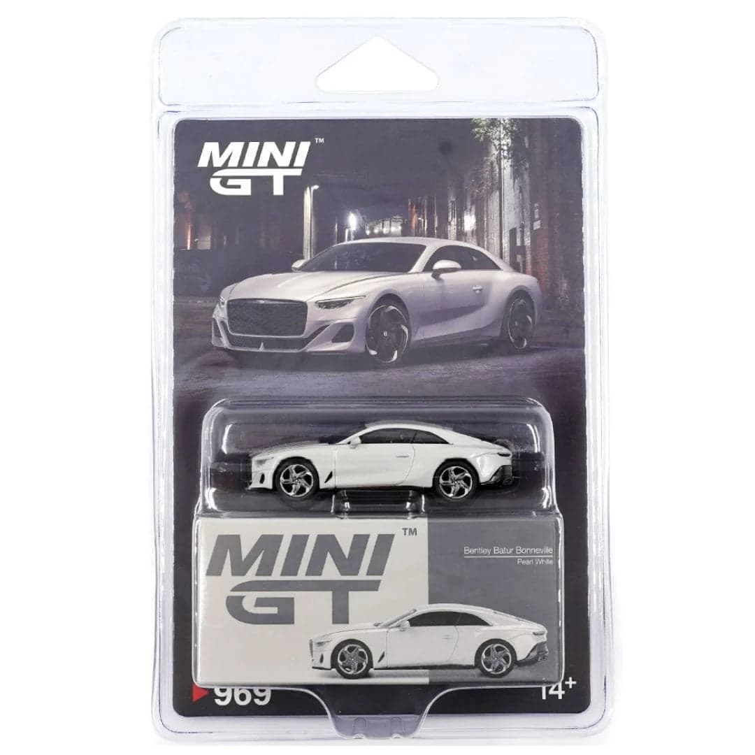Bentley Batur Bonneville Pearl - BLISTER PACKAGING – 1:64 Mini GT diecast car