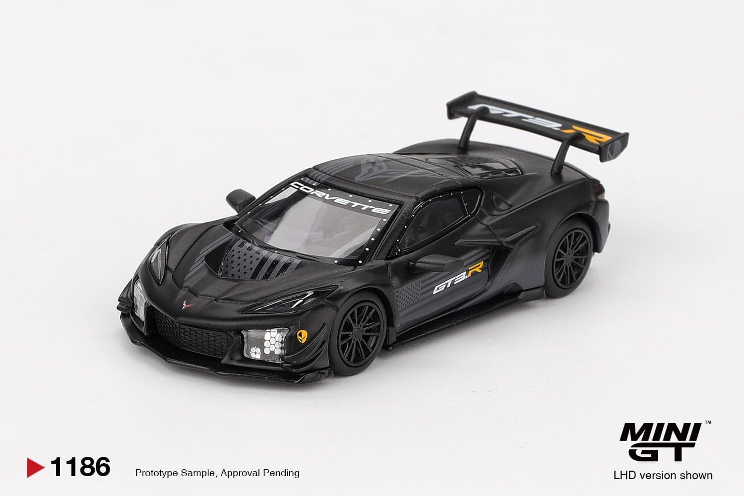 Chevrolet Corvette Z06 GT3.R Road America Test car – 1:64 Mini GT diecast car