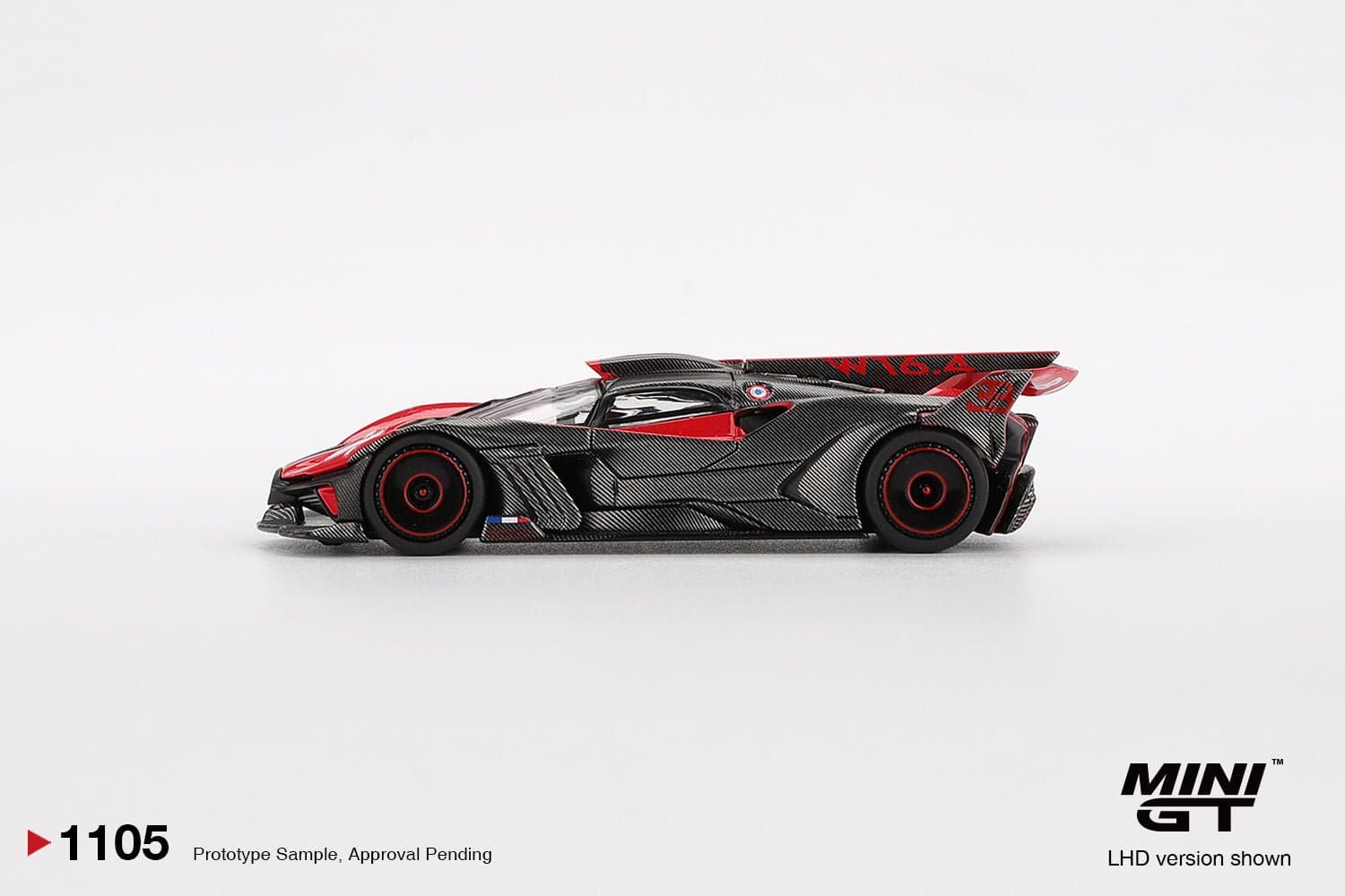 Bugatti Bolide Red – 1:64 Mini GT diecast car