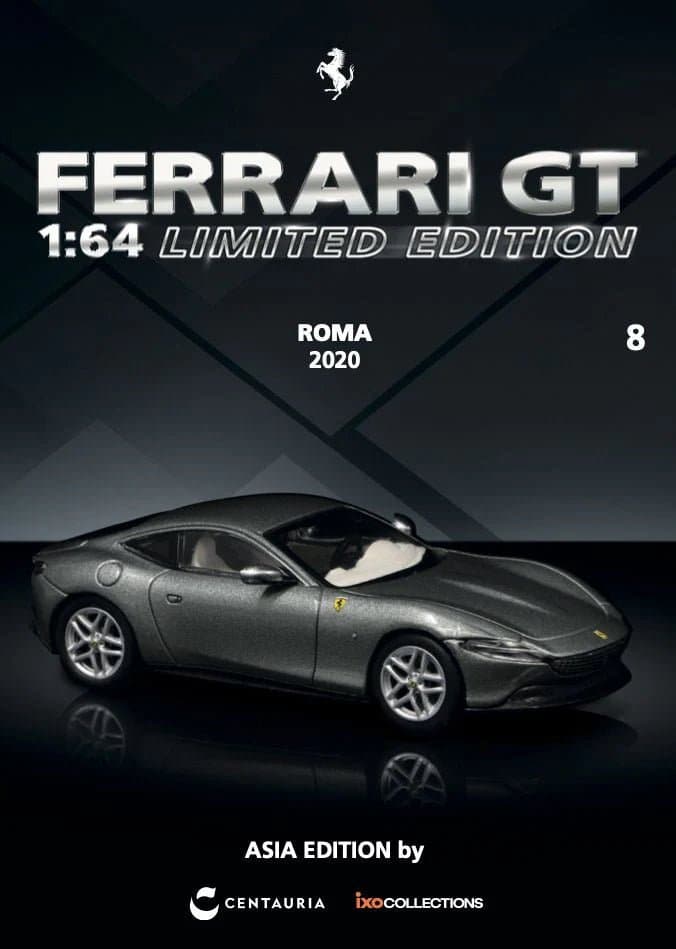 CENTAURIA & IXOCOLLECTIONS 1:64 LIMITED EDITION FERRAI GT – 1:64 Tarmac Works diecast car