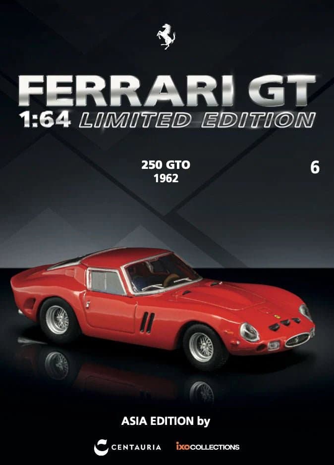 CENTAURIA & IXO COLLECTIONS 1:64 LIMITED EDITION FERRARI GT – 1:64 Tarmac Works diecast car