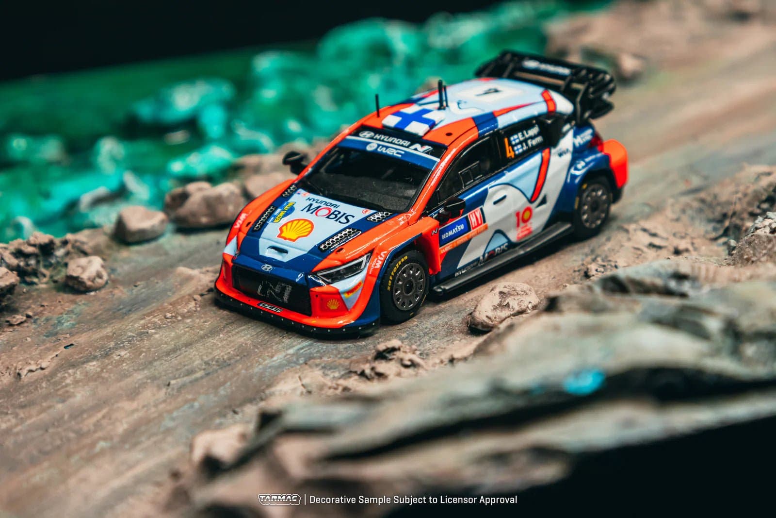 Tarmac Works Hyundai i20 N Rally1 Hybrid Rally Sweden 2024 Winner #4 - HOBBY64 – 1:64 diecast car
