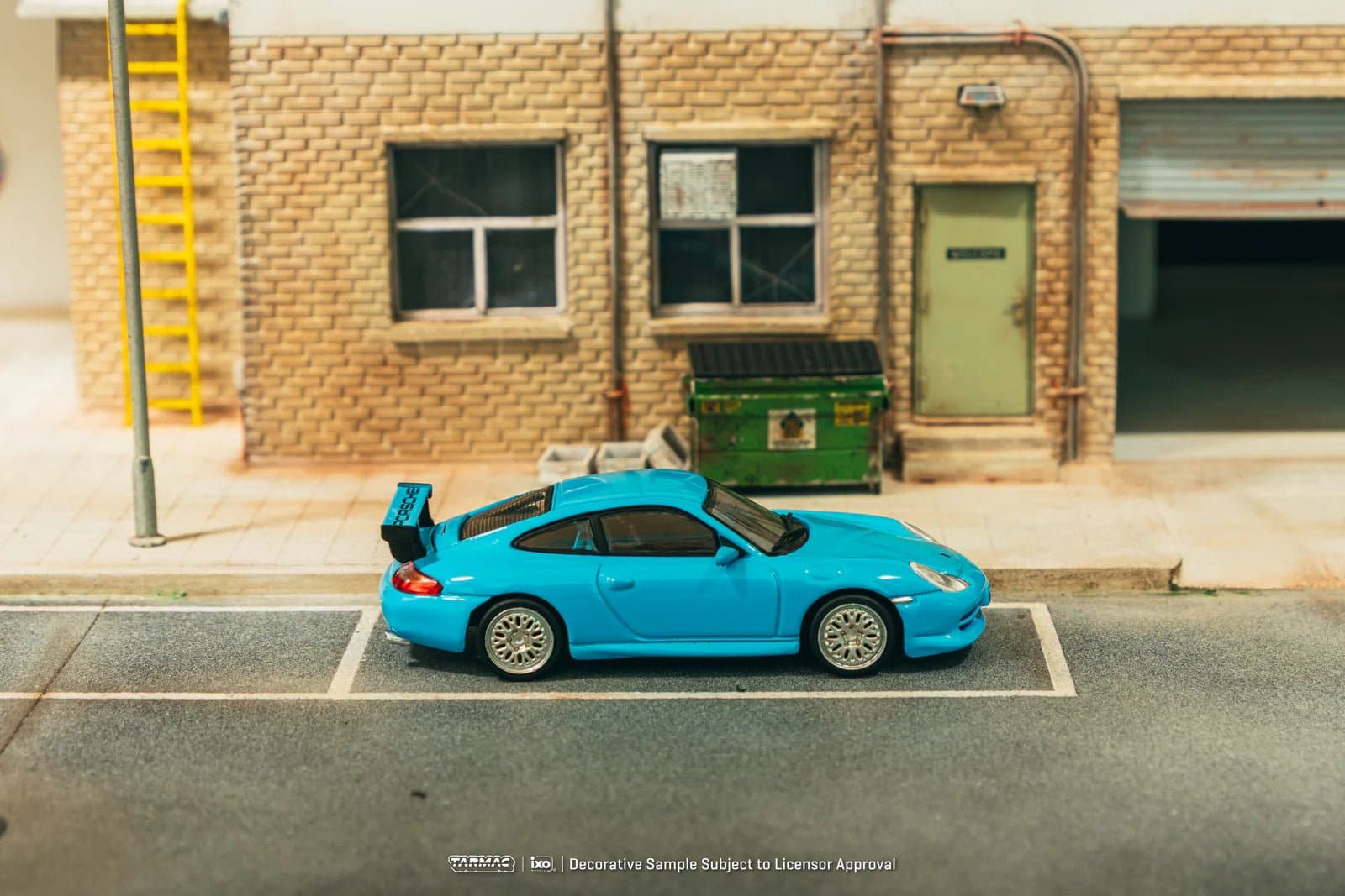Tarmac Works Porsche 911 GT3 (type 996) Light Blue GLOBAL64 – 1:64 diecast car