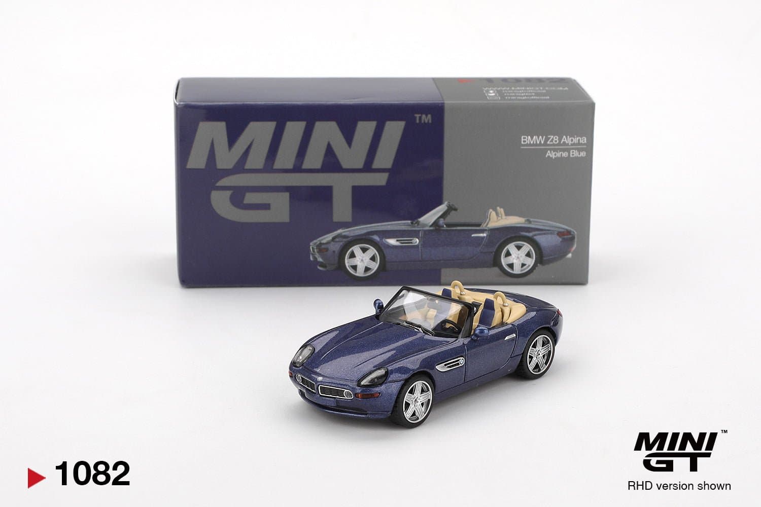 BMW Z8 Alpina Alpine Blue – 1:64 Mini GT diecast car