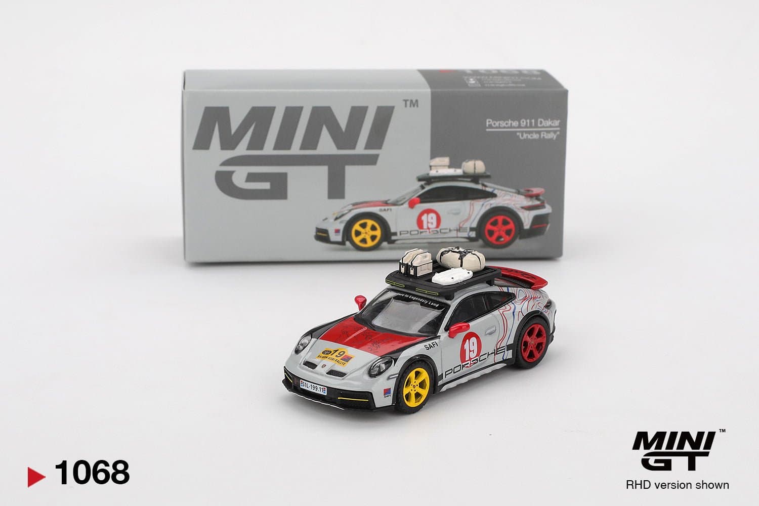 Porsche 911 Dakar "Uncle Rally" – 1:64 Mini GT diecast car