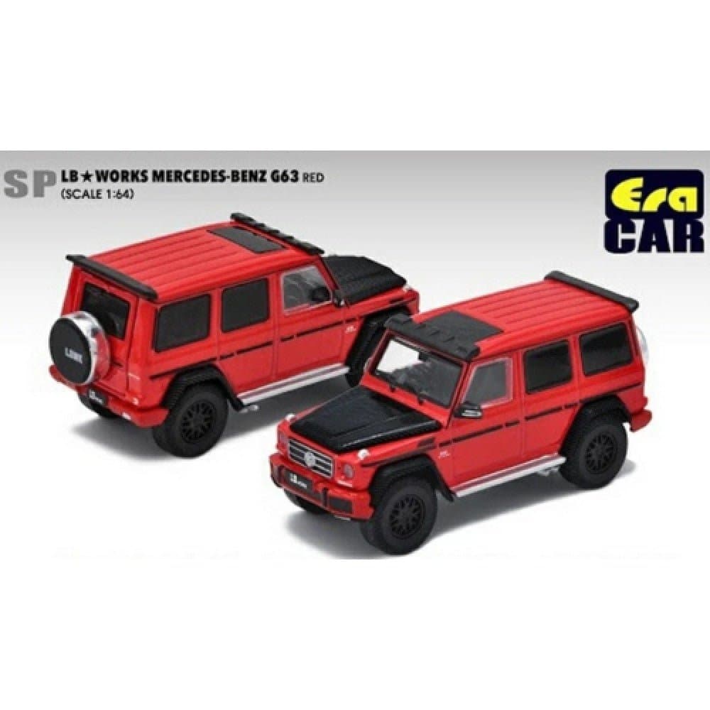 ERA CAR SP LB WORKS MERCEDES-BENZ G63 - RED – 1:64 diecast car