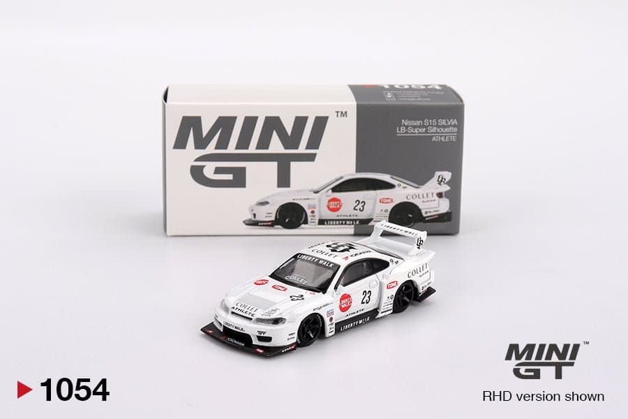 Nissan LB-Super Silhouette S15 SILVIA ATHLETE – 1:64 Mini GT diecast car