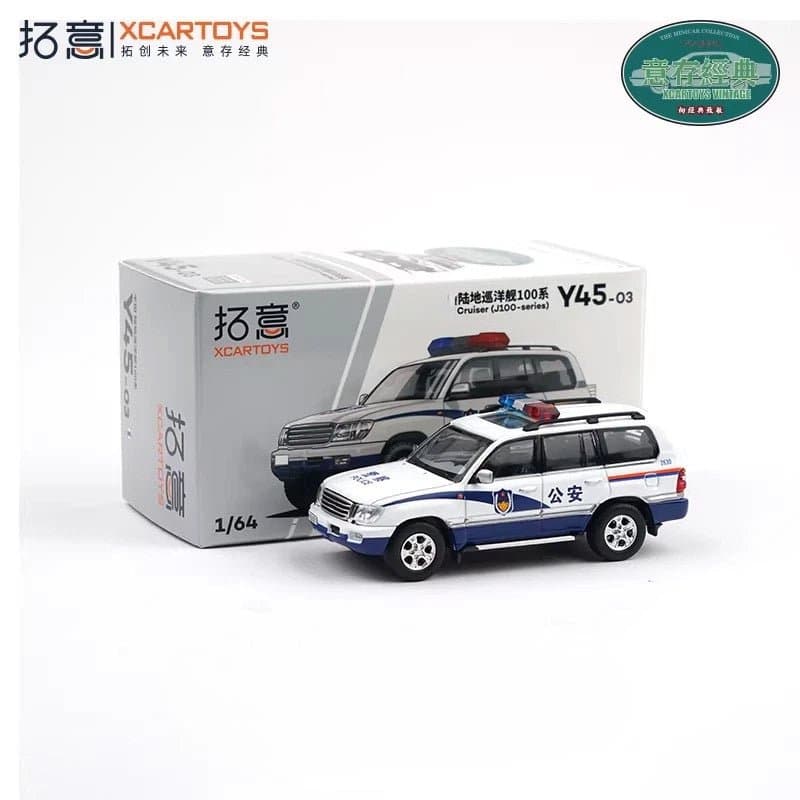 Toyota Land Cruiser LC100 Police – 1:64 Xcartoys diecast car