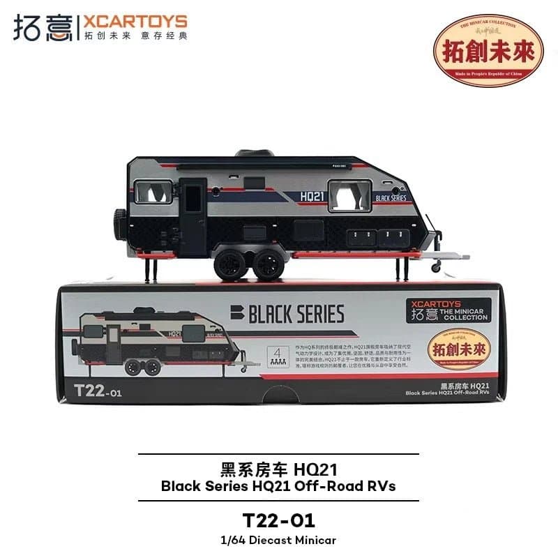 T22-01 Black Series HQ21 RV – 1:64 Xcartoys diecast car