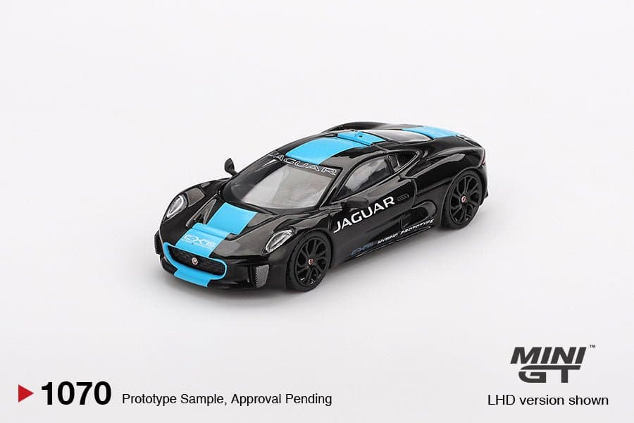 Jaguar C-X75 Black – 1:64 Mini GT diecast car