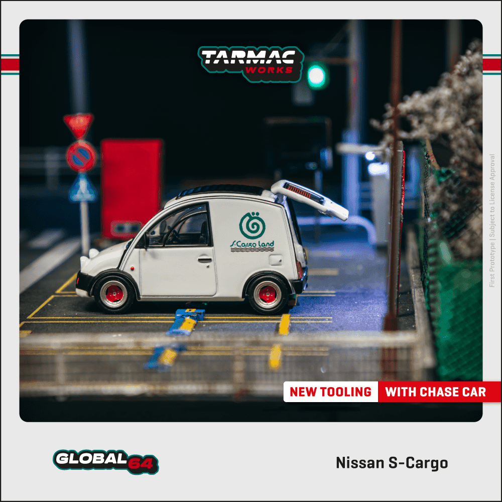 Tarmac Works 1:64 Nissan S-Cargo White – 1:64 diecast car