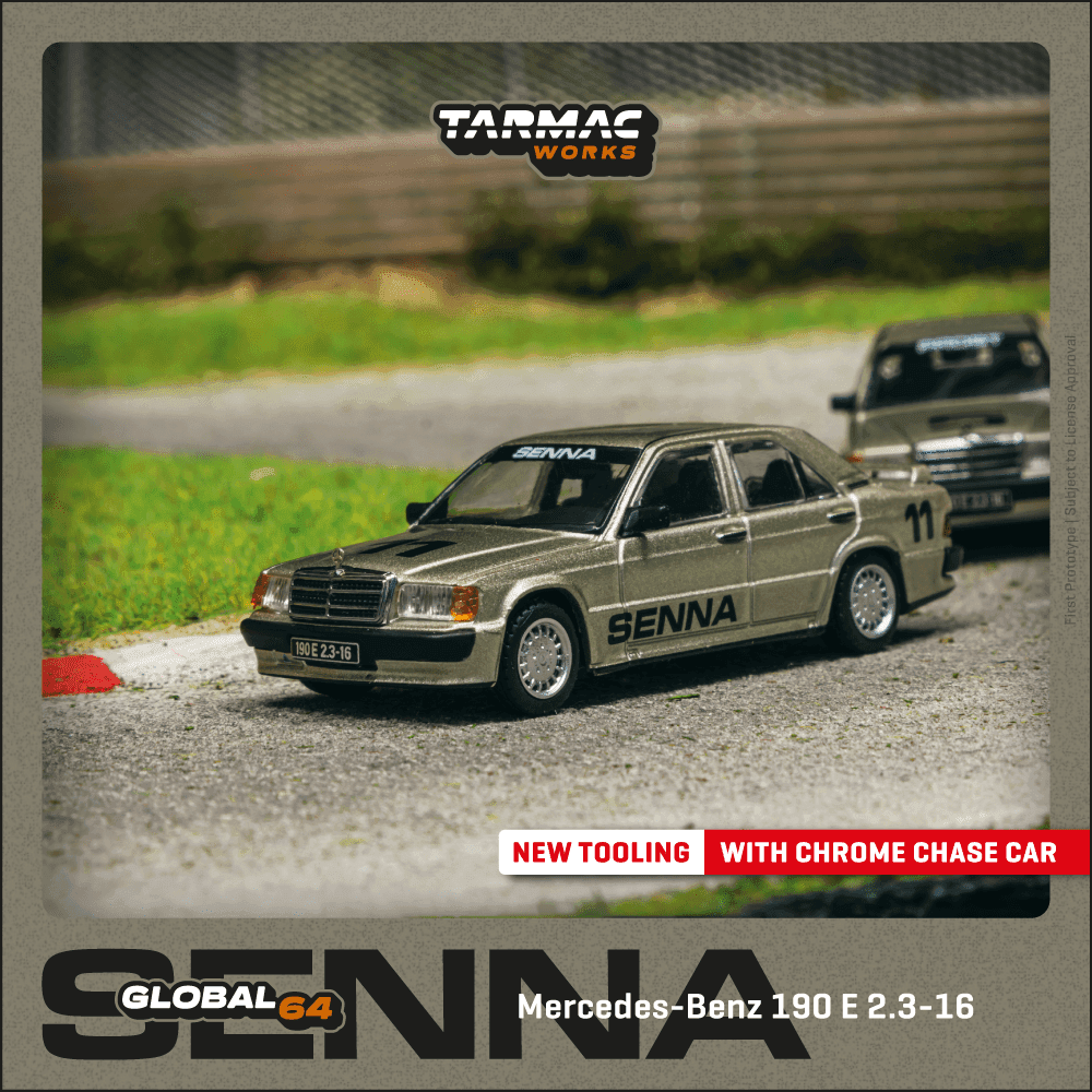 Tarmac Works 1:64 Mercedes-Benz 190 E 2.3-16 Race of Champion 1984 – 1:64 diecast car
