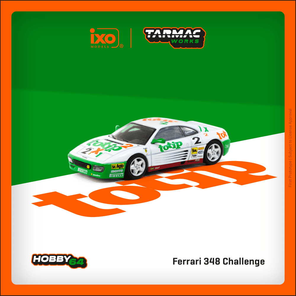 Tarmac Works 1:64 Ferrari 348 Challenge Ferrari 348 Challenge 1993 – 1:64 diecast car