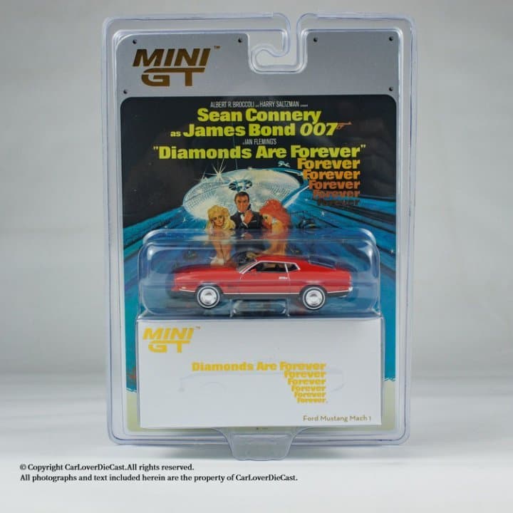 Ford Mustang Mach 1 James Bond 007 ” Diamonds Are Forever ” – 1:64 Mini GT diecast car