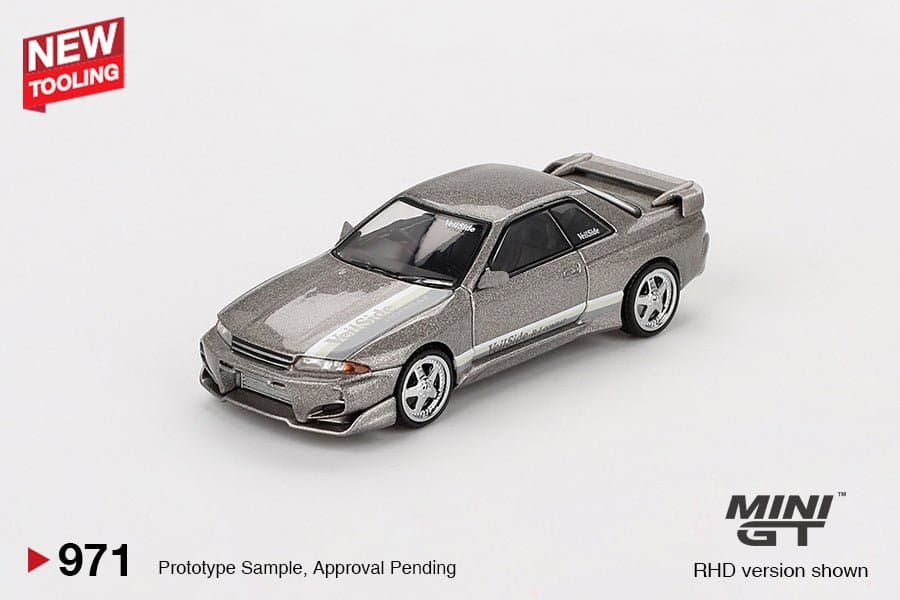 Nissan Skyline GT-R (R32) Veilside Combat C-I Veilside Combat Grey – 1:64 Mini GT diecast car