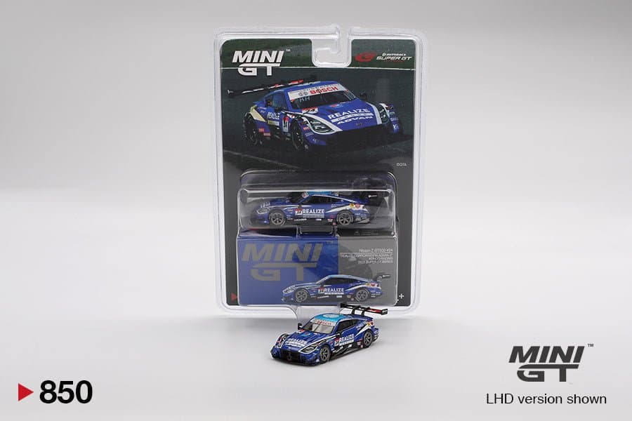 Nissan Z GT500 #24 "REALIZE CORPORTATION ADVAN Z" KONDO RACING 2023 SUPER GT SERIES – 1:64 Mini GT diecast car
