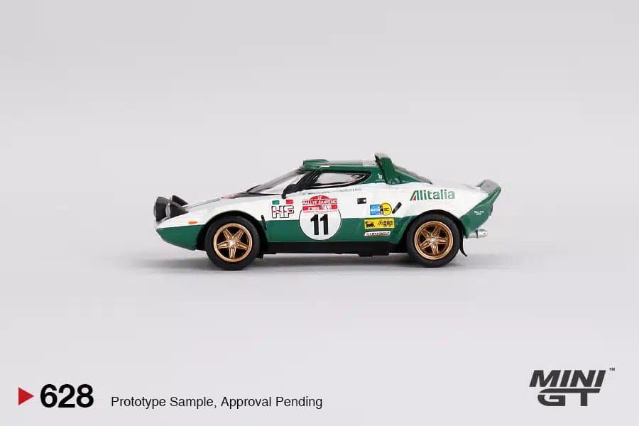 Lancia Stratos HF 1975 Rally Sanremo Winner #11 – 1:64 Mini GT diecast car